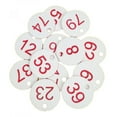 thumbnail image 1 of Numbered Tags Label Tags Clothes Coat Hanger Office Index Supply 1-100 Number PBB, 1 of 5
