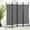 Grey, variant on Room Dividers with 4 Panels Privacy Screen Folding Wall Dividers Room Partitions Dividers for Home Office, Black