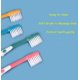 thumbnail image 4 of 8 paquetes de cepillo de dientes para niños, cepillo de dientes extra suave y pequeño ciervo compatible con niños de 2 a 8 años (rosa, naranja y azul y verde) Afortunado Sencillez, 4 of 5
