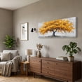 thumbnail image 2 of Canvas Wall Art for Living Room - Large Yellow Tree of Life Canvas Prints, Modern Abstract Nature Painting for Kitchen Bedroom Office Wall Decor, 2 of 7