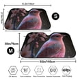 thumbnail image 3 of Kdxio Bird6 Print Windshield Sun Shade,UV Rays and Sun Heat Protection,Sunshade for Car Windshield,Car Shade Front Windshield - Medium, 3 of 5