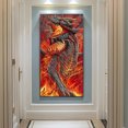 thumbnail image 4 of Wdftyju Flame Dragon Oil Paint By Numbers Kits DIY pintado a mano sobre lienzo cuadro de pared Wdftyju 6gc6my9cs3bx8js7, 4 of 9