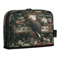 thumbnail image 2 of Standing Pencil Case with Base Large Capacity Stationery Pouch Pen Bag with Zipper for Women Men Wreath and Bald Eagle, 2 of 7