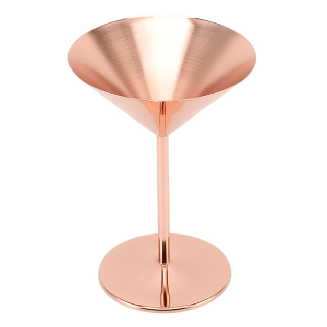 Modern Martini Glasses, Thick Base Stainless Steel Martini Glasses For Restaurants