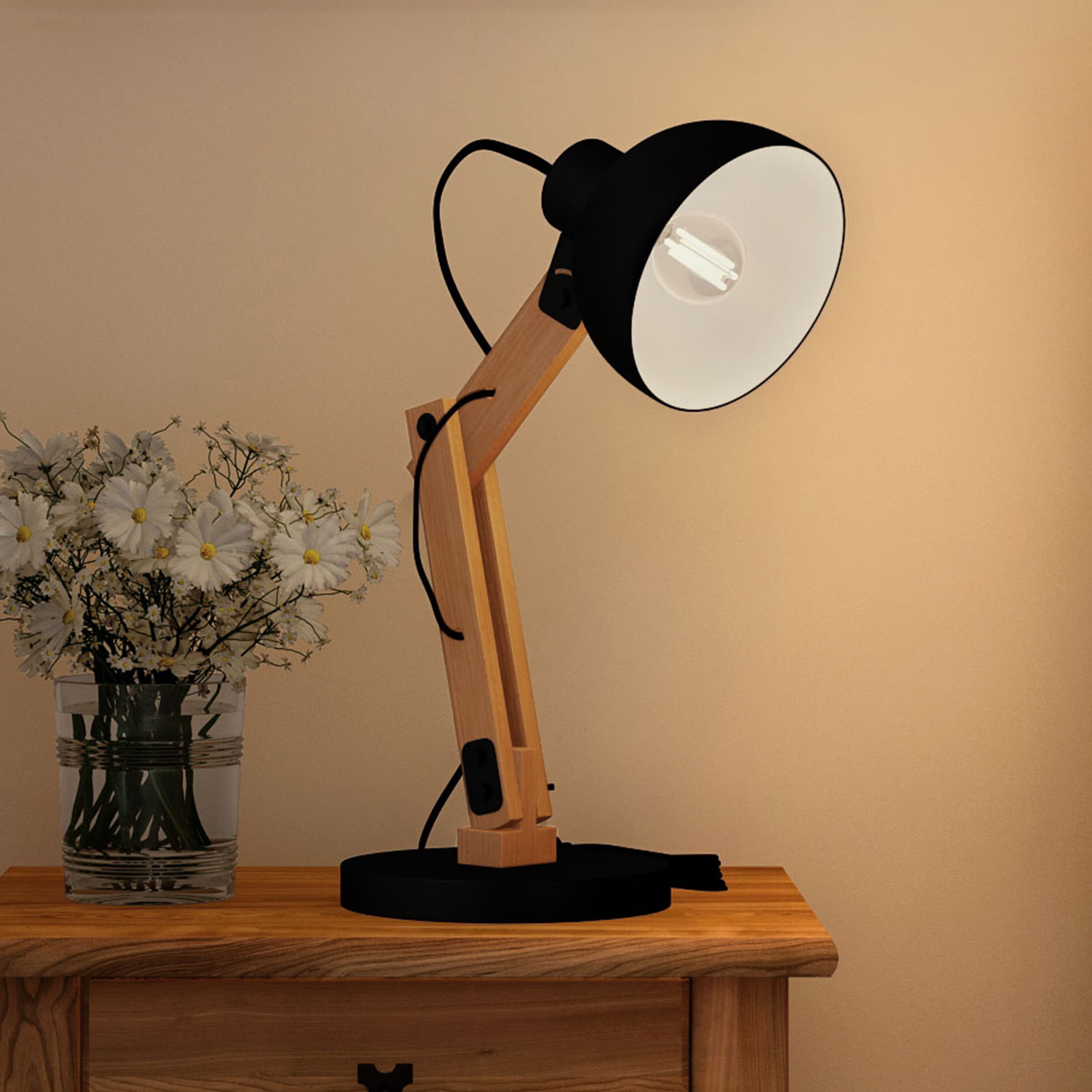 Swing Arm LED Desk Lamp-Modern Adjustable Architect Table LED Light by