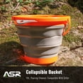 thumbnail image 2 of 10L ASR Outdoor Silicone Collapsible Container Gold Panning Bucket, 2 of 11