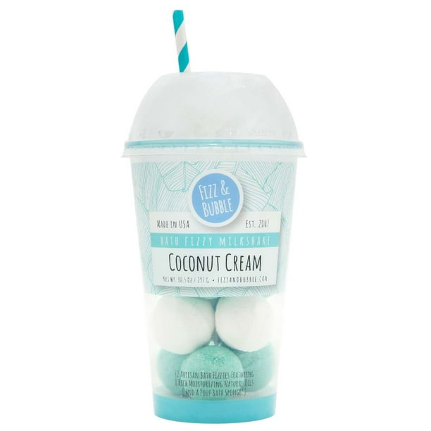 Fizz & Bubble Fizz & Bubble Coconut Cream Bath Bomb Fizzy Milkshake