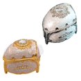 thumbnail image 4 of Cofre del tesoro de aleación de zinc, joyero antiguo, caja de oro, 4 of 9