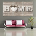 thumbnail image 6 of 3 Piece Canvas Wall Art for Living Room, Heart of Love Home Wall Decorations Print on Canvas Artwork Picture for Home Bedroom Paintings, With Framed (30x45cmx3Pcs), 6 of 7