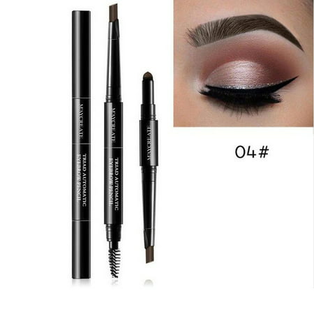 Outtop 3 IN 1 Waterproof Multifunctional Automatic Eyebrow Pigment Makeup Kit Beauty