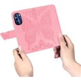 thumbnail image 4 of Compatible with Motorola Moto G Stylus 5G 2022 Wallet Case for Women, Leather Flip Folio with Kickstand Magnetic and Card Holder Protective Case for Moto G Stylus 5G 2022 Butterfly Pink SD, 4 of 14