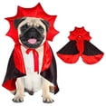 thumbnail image 1 of 1 pieza de capa de Halloween, sombrero, conjunto de vacaciones, disfraz de transformador para perro, ropa de Navidad para mascotas, 1 of 6