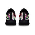 thumbnail image 4 of Mardi Gras Wine Glass Shoes Sneakers for Women Men Black Size 3.5, 4 of 7