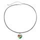 thumbnail image 1 of Collar con colgante de corazón, collar pequeño con forma de corazón para hombre, collares con colgante de corazón, 1 of 5