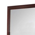 thumbnail image 2 of Transitional Style Mirror with Raised Wooden Frame Brown and Silver - Saltoro Sherpi, 2 of 6