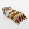 thumbnail image 3 of Ambesonne Retro Bedding Set 4 Pcs, Meanders, Queen, Redwood Apricot, 3 of 3