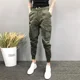 thumbnail image 4 of Pantalones cargo de trekking harén negros multibolsillos de otoño para hombre, pantalones para hombre, ropa estética de diseñador con múltiples bolsillos, ropa de calle de lujo, 4 of 5