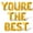 Gold, variant on Letter Balloons - YOURE THE BEST 16" Inch Alphabet Letters Foil Mylar Balloon Graduation Party Banner (Silver)