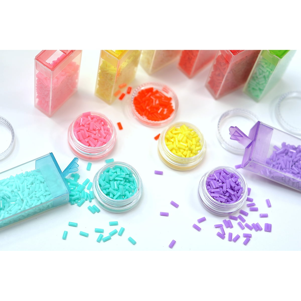 Queen & Co TOP1037 Queen & Co Topping Set 8/Pkg Candy Sprinkles