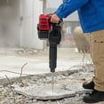 thumbnail image 3 of 52cc 2‑Stroke Demolition Jack Hammer – 1900W Gas Breaker with 2 Chisels, 1500bpm, 3 of 11