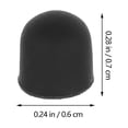 thumbnail image 2 of COSMOBETTY 30Ud Puntas De Silicona Negro Para Stylus Duraderas Para Tablet Y Pantallas Táctiles, 2 of 8
