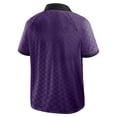 thumbnail image 5 of Men's Fanatics Purple/Black Baltimore Ravens Homerun Raglan V-Neck Polo, 5 of 5