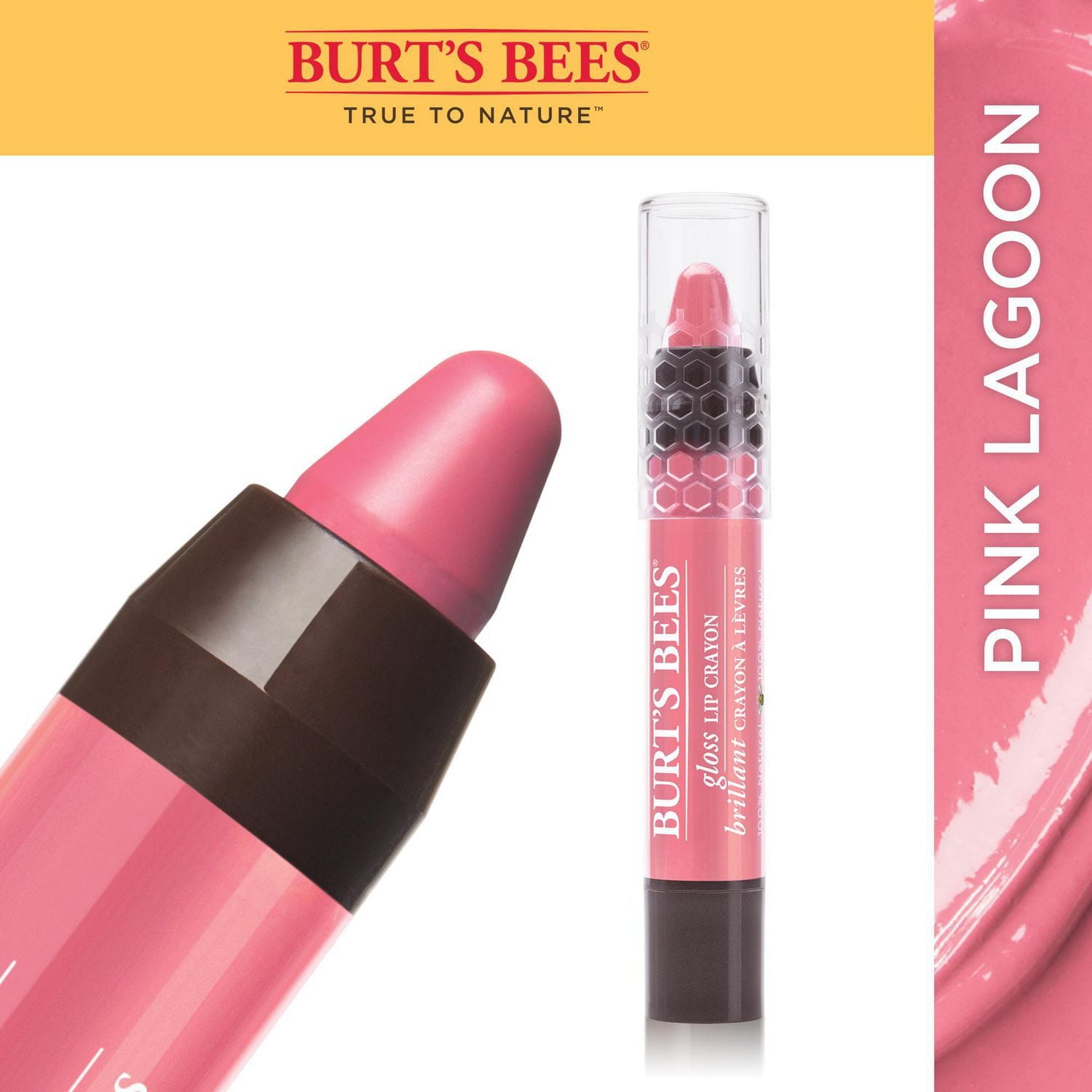 Burt’s Bees 100% Natural Gloss Lip Crayon