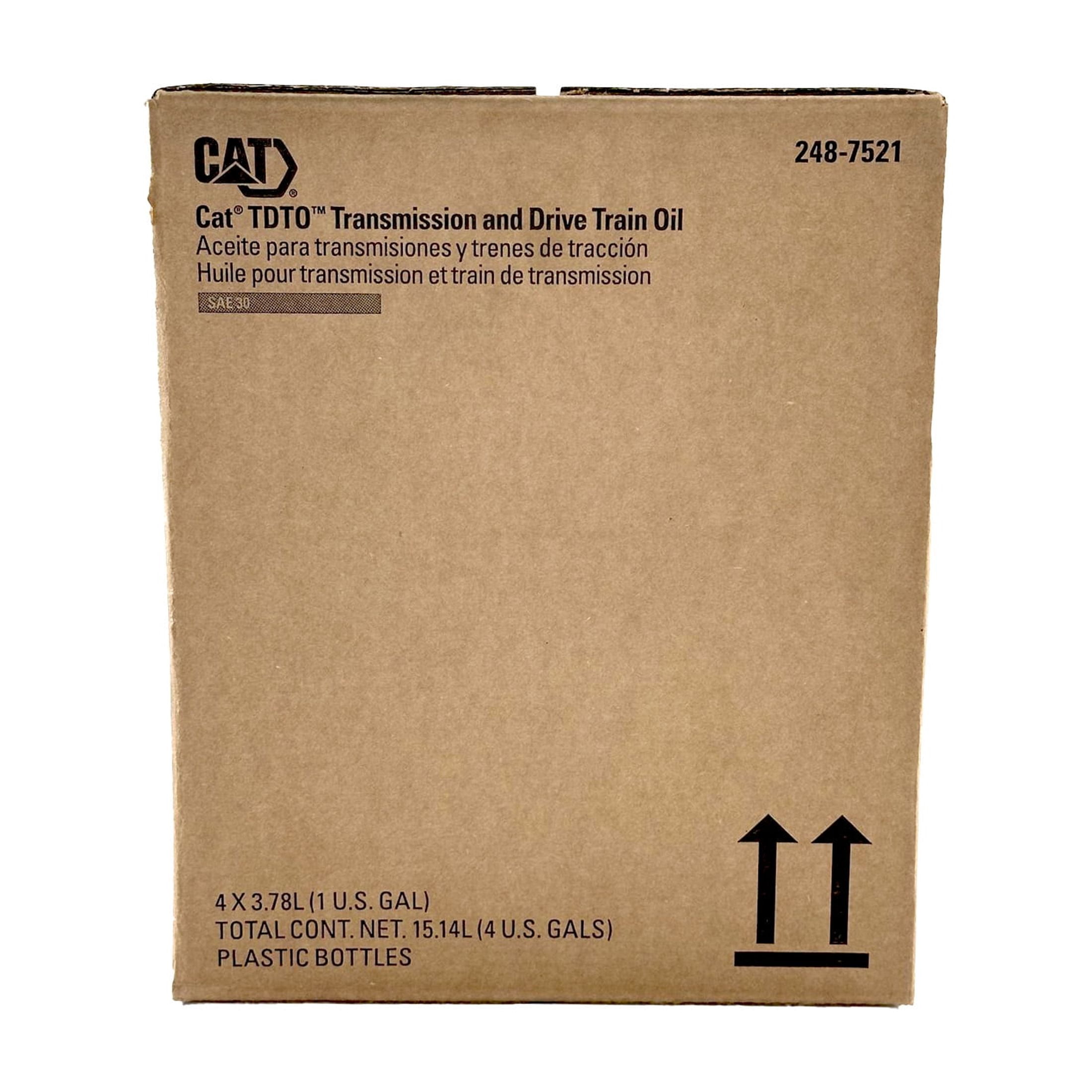 Cat 248-7521 SAE 30 Transmission and Drive Train Oil (Case of 4