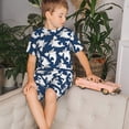 thumbnail image 4 of Balery Shark Conjunto de Pijama Infantil de Manga Corta con Estampado – Ropa de Dormir de Algodón Suave-3X-Large, 4 of 6