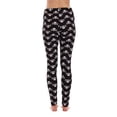thumbnail image 3 of Just Love Ugly Christmas Holiday Leggings (Black - Skull, Medium), 3 of 3