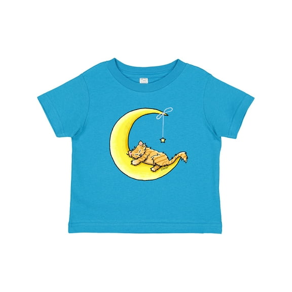 Inktastic Tabby Kitty Lunar Love Boys or Girls Toddler T-Shirt