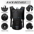 thumbnail image 2 of Eurhowing Hydration Backpack with 2L Water Bladder, Large Capacity Hiking Water Backpack, Insulated Hydration Pack for Cycling Camping Running, Black, 2 of 8