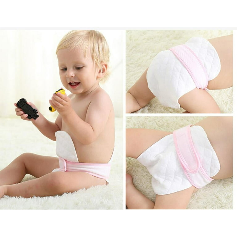  30 Pack Birdseye Cloth Diapers for Babies with 30 Pcs