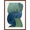 thumbnail image 2 of Art.com Harmonious Green I Art Print, Brown Frame Wall Art, 21" x 29", 2 of 5