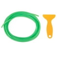 Green 16.4Ft 5M Car Interior Door Gap Edge Line Insert Molding Trim