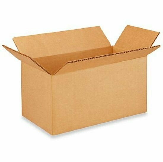 25 8x4x3 Cardboard Packing Mailing Moving Shipping Boxes Corrugated Box Cartons 