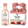 Sutter Home Pink Moscato California Pink Wine, 4 Pack, 187 ml Plastic Bottles, 10% ABV