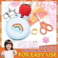 thumbnail image 3 of SPOKKI 12 PCS Cross Stitch Kits for Kids 7-13, Cross Stitch Beginner Kits with Instructions, Keychains, Embroidery Hoops and Tools, Needlepointing Kits for Backpack Charms, Cross Stitch Ornaments Kit, 3 of 8