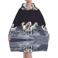 thumbnail image 1 of Horse,Women's Oversized Wearable Blanket Hoodie, Blanket Sweatshirt,Flannel Pullover Blanket, 1 of 9
