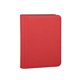 thumbnail image 2 of Carpeta de carga lateral para tarjetas de juego con 9 bolsillos, álbum de tarjetas con cremallera, páginas de bolsillos fijos con 360 bolsillos, color rojo, 2 of 5