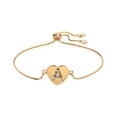 thumbnail image 3 of Xihbxyly Pulsera de 26 Letras con Forma de Corazón de Melocotón y Circonitas para Mujer, 3 of 3