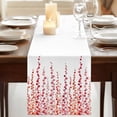 thumbnail image 3 of Table Runners 48 Inches Long Dress Scarves, Red Farmhouse Kitchen/Dining Table Runner, Short Coffee Tablerunners, Polka Dots Watercolor Abstract Art 13x48 Inch, 3 of 9