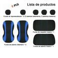 thumbnail image 3 of Fundas Para 5 Asientos De Automóvil 9 Piezas Universal Xtellar azul, 3 of 3