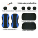 thumbnail image 3 of Fundas Para 5 Asientos De Automóvil 9 Piezas Universal Xtellar azul, 3 of 3