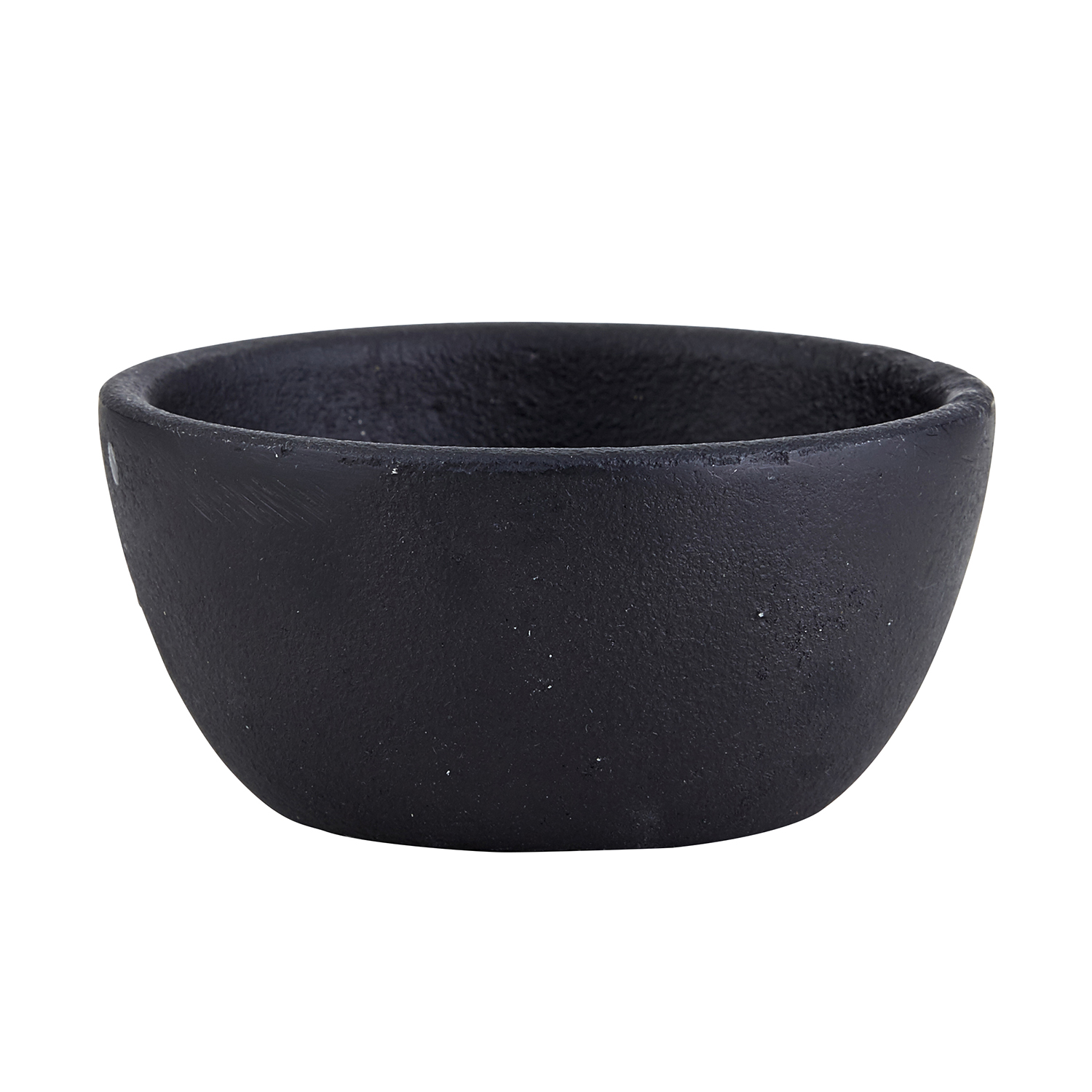4" Black Round Small Bowl