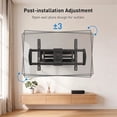 thumbnail image 4 of MountFTV Full Motion TV Wall Mount for 42–97 Inch TVs, Supports up to 165 lbs, Max VESA 800x400mm, ±65° Swivel, Tool-Free Tilt, 24 Inch Extension, Fits 16/18/24 Inch Studs, 4 of 10
