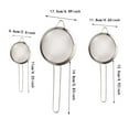 thumbnail image 3 of 201 Stainless Steel Oil Lattice Bird'S Colander Strainer Leakage Egg White Separation Border Flour Sieve Baking Tool Ceramic Bakeware Set Baking Pan with Rack Bakeware Organizer for Cabinet Slide Out, 3 of 3