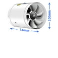 thumbnail image 3 of PRETXORVE Multifunctional Powerful Mute Exhaust Fan Circular Exhaust Fan, 3 of 7