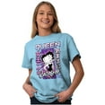 thumbnail image 4 of Kanji Betty Boop Queen of Carefree Women's Graphic T Shirt Tees Brisco Brands S, 4 of 6