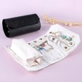 thumbnail image 2 of YIEMEEN Portable Rings Box Foldable Organizer Travel Jewelry Necklace Storage Roll Bag, 2 of 10